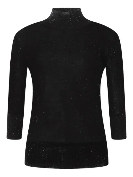 Top Genny cu paiete negru