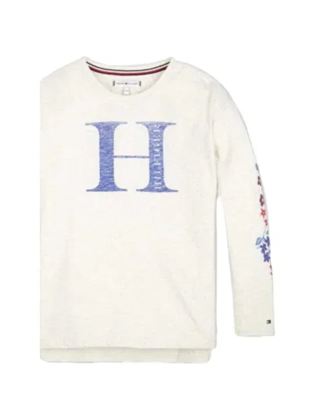 Tricou copii Tommy Hilfiger bej