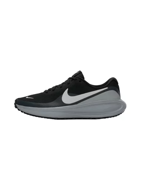 NIKE Tenisice za trčanje REVOLUTION 8 svijetlosiva / tamo siva crna