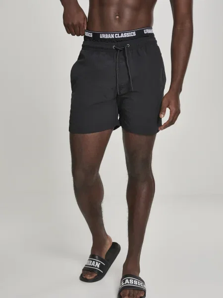 Slip de baie Urban Classics negru