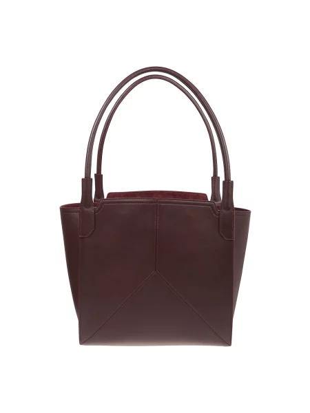 Shopperka Victoria Beckham biznesowa czerwona