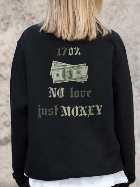 Світшот Without чорний