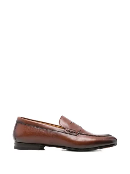 Pantofi loafer Calce cu bretele maro