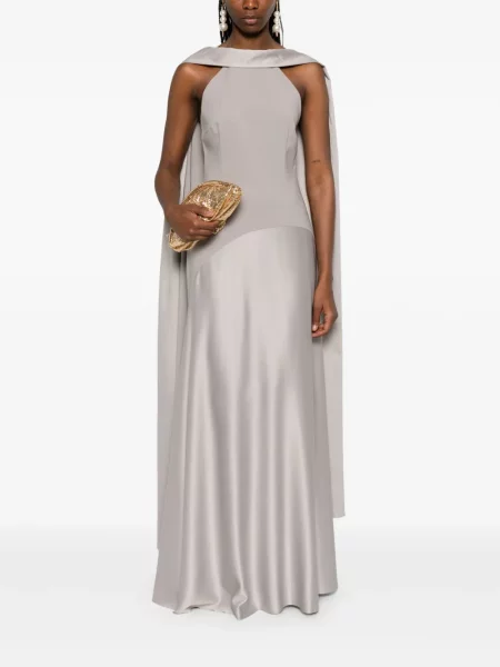 Rochie maxi Solace London gri