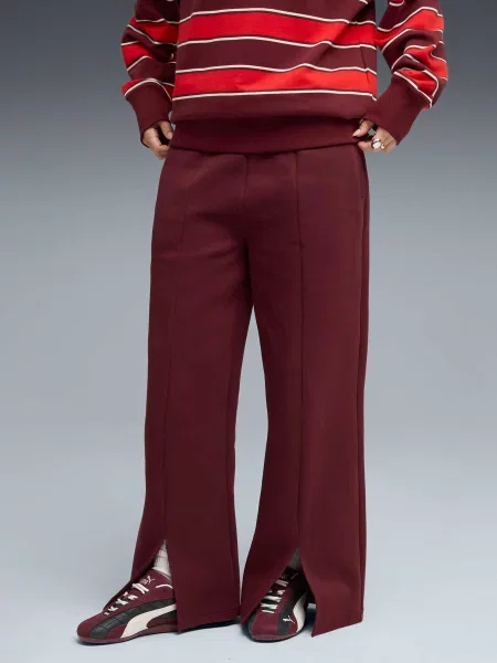 Штани спортивні PUMA Wardrobe Ess Relaxed Pants комбінований верх червоний