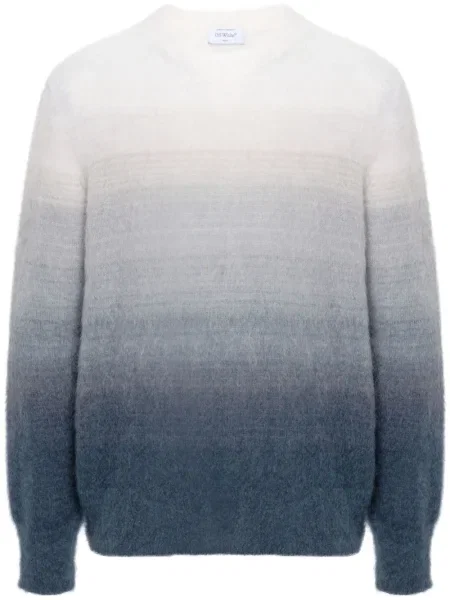 Pulover Off-white alb