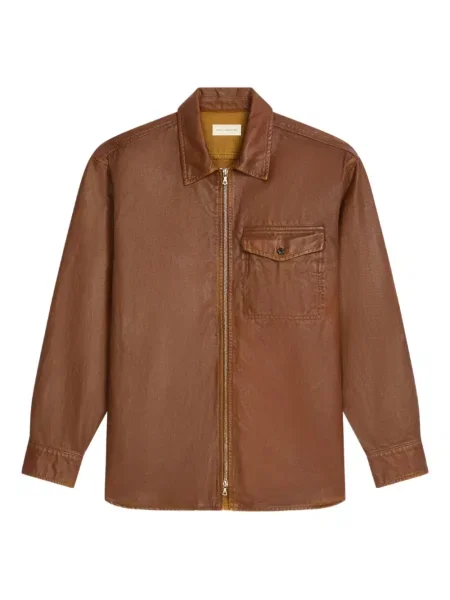 Cămașă Dries Van Noten maro