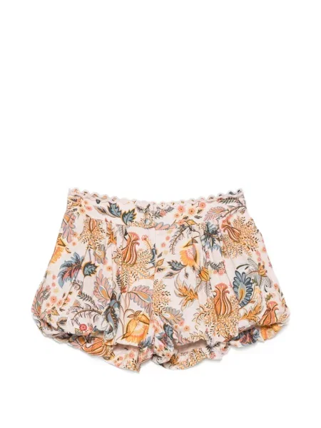 Pantaloni scurți Farm Rio cu model floral cu imagine roz