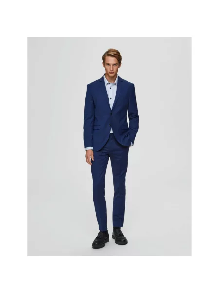 Spodnie Selected Homme casual niebieskie