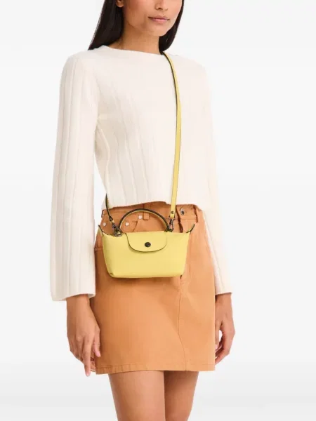 Geantă shopper Longchamp galben