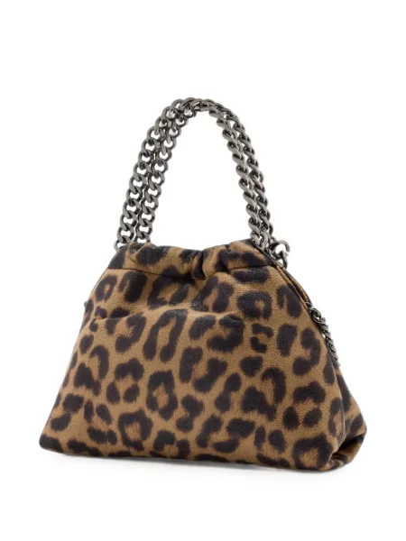Geantă shopper Stella Mccartney cu imagine cu model leopard