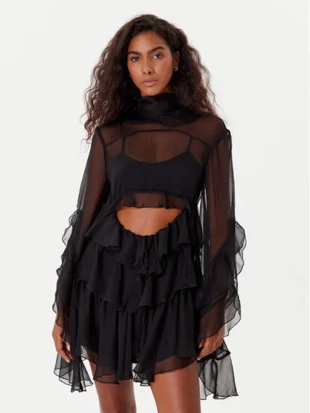 Bardot rochie negru