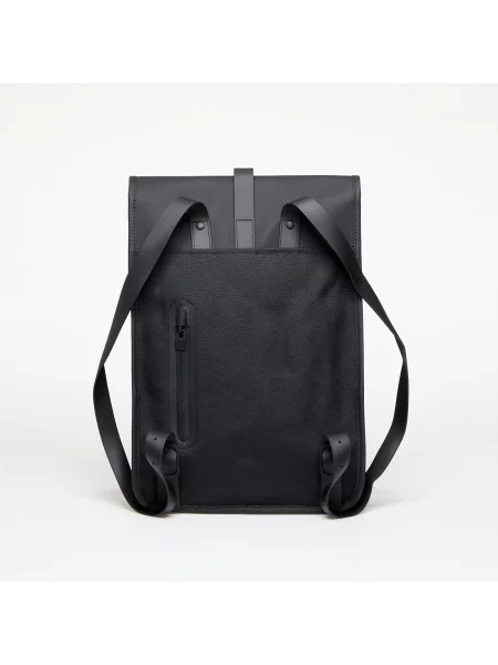 Раница Rains Backpacks голям с изчистен дизайн черно