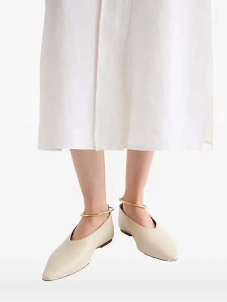 Balerini Jil Sander alb