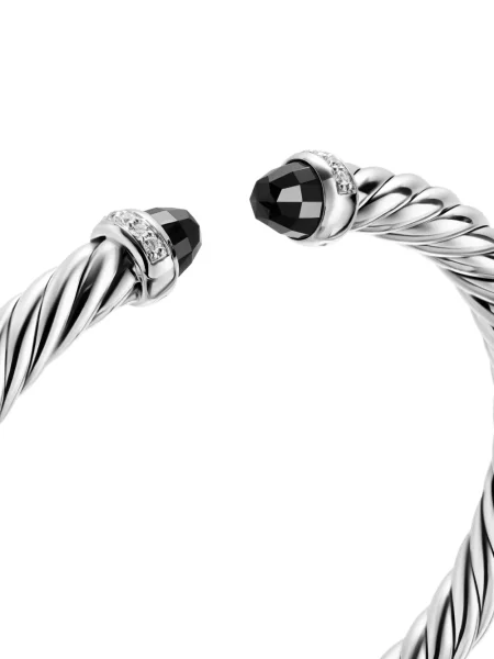 Brăţară David Yurman argintiu