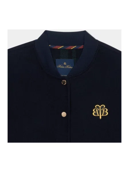 Sweter Brooks Brothers wełniany niebieski