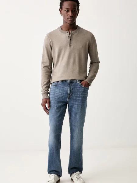 7 FOR ALL MANKIND дънки прави мъжки синьо