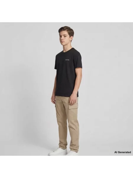 Tričko Calvin Klein Jeans čierna