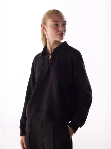Penti Mikina Sweatshirts' černá