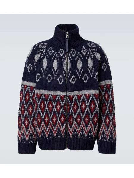 Cardigan Loewe de lână albastru