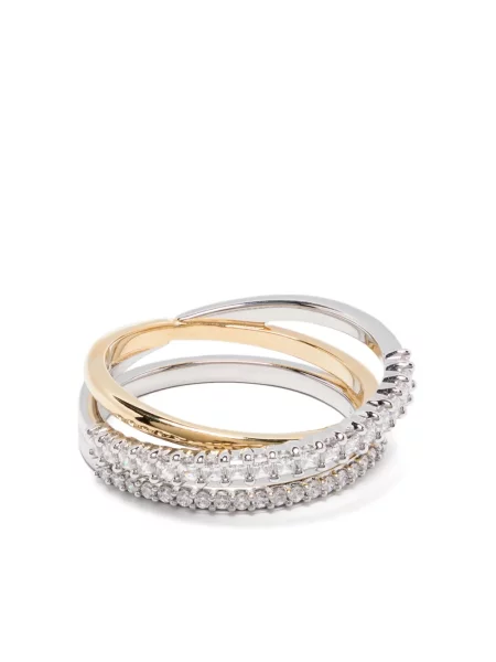 Inel Swarovski argintiu