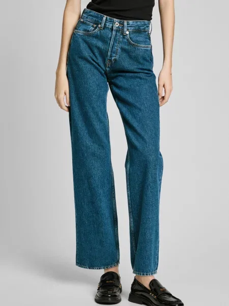 Прямі джинси Pepe Jeans сині