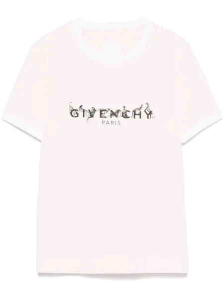 Tricou Givenchy cu imagine roz