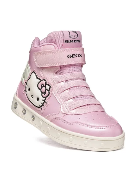 Geox SKYLIN Hello Kitty sneakers pentru copii roz