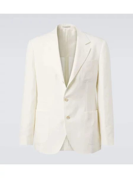 Sacou Brunello Cucinelli de in alb