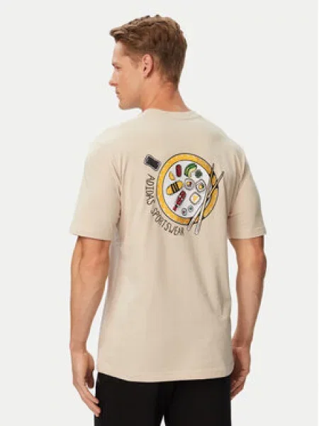 Adidas T-shirt Sushi Graphic Svijetlo bež