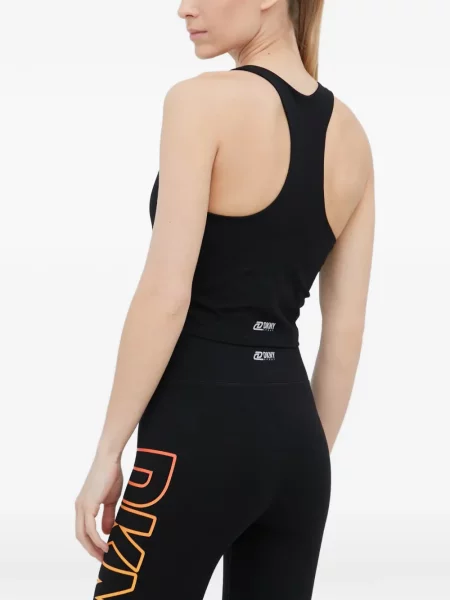 Top Dkny cu autograf negru