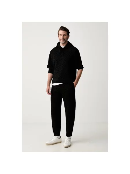 Armani Exchange bluza z kapturem z bawełną niebieska