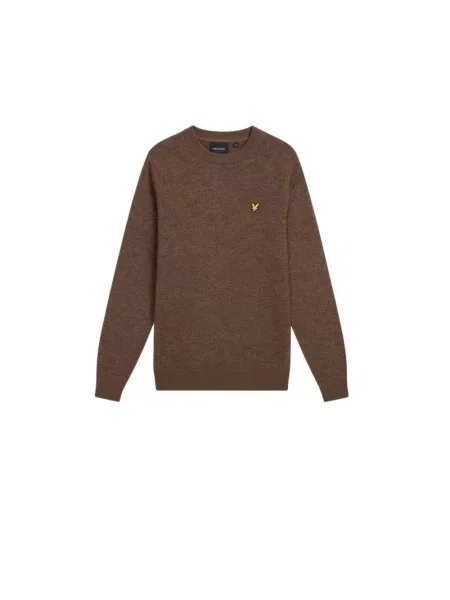 Sweter Lyle & Scott brązowy