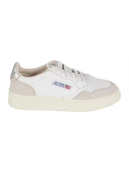 Sneakersy Autry skórzane białe