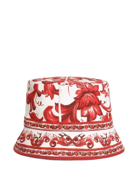 Pălărie Dolce & Gabbana cu imagine roșu