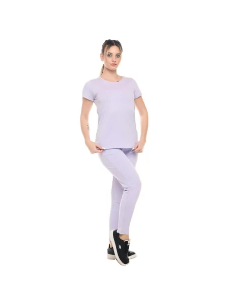 Scurt tricou Leone 1947 cu mâneci scurte violet