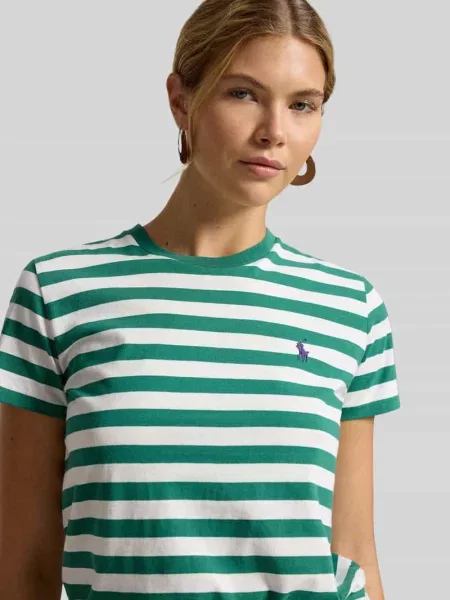 Męski t-shirt o kroju regular fit z czystej bawełny Polo Ralph Lauren zielona