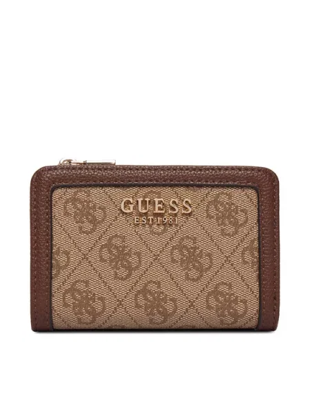 Guess Πορτοφόλι Lindsey Slg καφέ