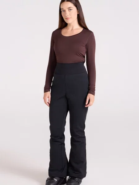 Afley legginsy narciarskie z szerokimi nogawkami Black czarne