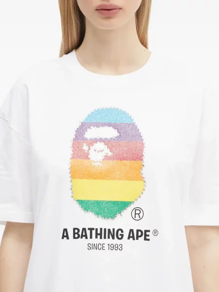 Tricou A Bathing Ape® alb