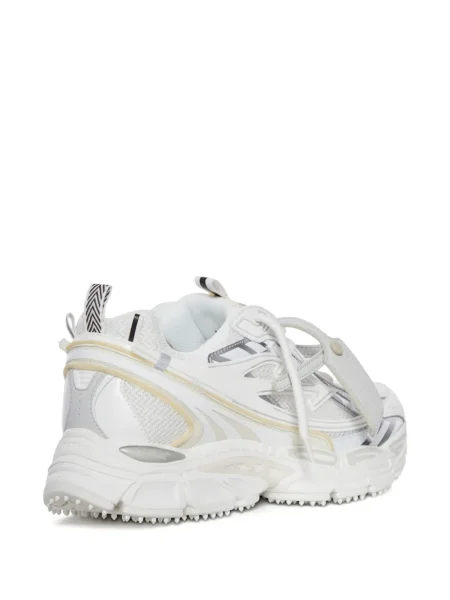 Sneakerși Off-white plasă alb