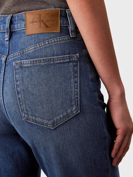 Джинсы Calvin Klein Jeans с высокой посадкой синие
