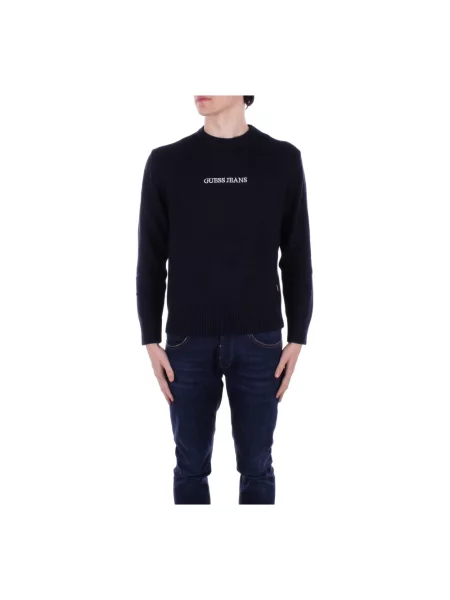 Guess Jeans sweter granatowy