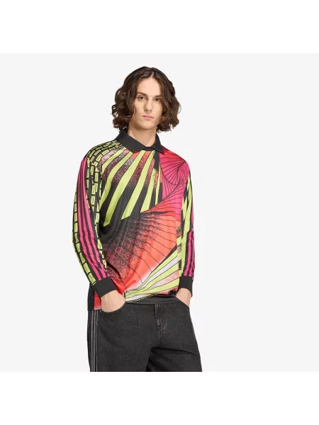 Tricou cu mânecă lungă Adidas Originals din jerseu negru