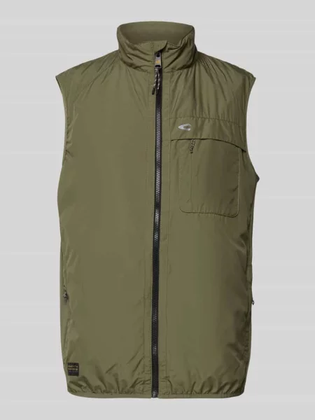 Kamizelka o kroju regular fit z ocieplaną stójką Camel Active