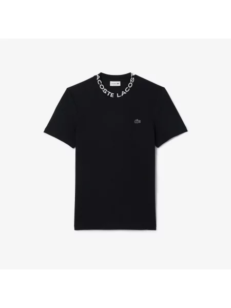 Lacoste Koszulka Active O Regularnym Kroju Z Okrągłym Dekoltem czarny