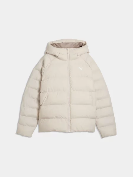 Демісезонна куртка PUMA Mono Hooded Jacket комбінований верх бежевий