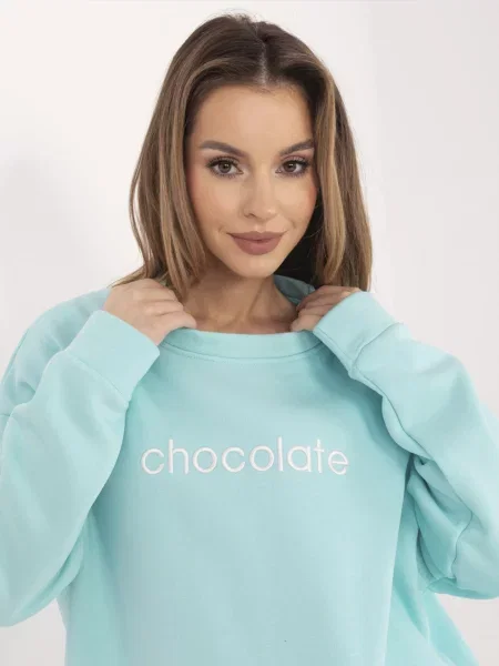 Pulover Rue Paris z napisom