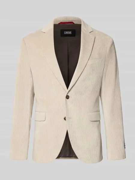 Marynarka na 2 Slim Fit z sztruksu model DATA' Cinque