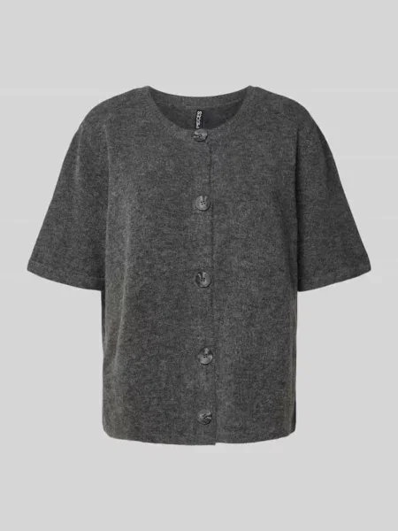Kurtka z dzianiny o kroju regular fit z krótkim rękawem model ‘JIKO’ Pieces
